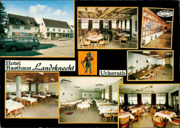 Uckerath-Hennef (Sieg) LANDSKNECHT Hotel-Reasthaus Gaststätte Innen & Außen 1970 - Hennef