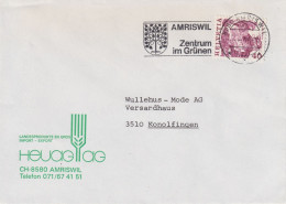 Motiv Brief  "Heuag AG, Landesprodukte, Amriswil"        1978 - Lettres & Documents