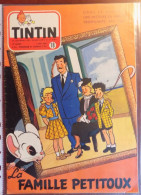 Tintin N° 18/1954 Couv. Tibet " La Famille Petitoux - La Dyna-Panhard - Kuifje