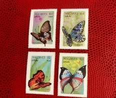 MALDIVES 1987 4v Neuf MNH ** YT 1138 / 1141 Mariposa Butterfly Borboleta Schmetterlinge Farfalla - Butterflies