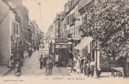 56 LORIENT         Rue Du Morbihan   ... Avec Tram 73 En Gros Plan     SUP PLAN Env. 1915.     RARE - Lorient