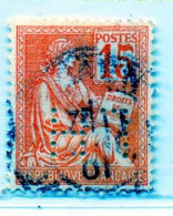 Perforé LH 81 Sur 117 - Used Stamps