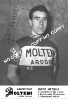 PHOTO CYCLISME REENFORCE GRAND QUALITÉ ( NO CARTE ) GUIDO MESSINA TEAM MOLTENI 1960 - Radsport