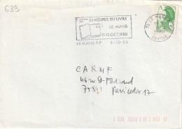 FLAMME  TEMPORAIRE  /  N°  2423     72  LE  MANS  R . P .   24  HEURES  DU  LIVRE - Mechanical Postmarks (Advertisement)