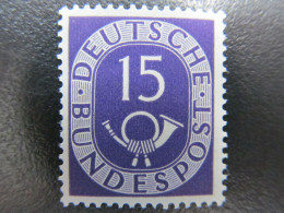 BRD Nr. 129, 1951, Posthorn, Postfrisch, BPP Geprüft - Ungebraucht