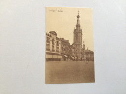 Carte Postale Ancienne Chimay Clocher - Chimay