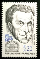 1985 FRANCE N 2390 - CHARLES DULLIN - NEUF** - Unused Stamps