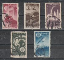 1947 - 17 Congres Des Ingenieurs Roumains Mi 1078/1082 - Usati