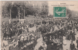 56 LORIENT     Funerailles Des Victimes De " La Liberté " , Le 10 Octobre 1911   SUP  PLAN   Lemire    RARE - Lorient