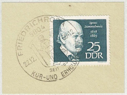 DDR 1968, Ortswerbestempel Friedrichroda, Kurort, Erholungsort - Sonstige & Ohne Zuordnung