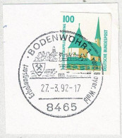 Deutschland 1992, Ortswerbestempel Bodenwöhr, Erholungsort Bayerischer Wald - Otros & Sin Clasificación