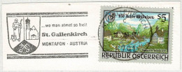 Oesterreich / Austria 1989, Flaggenstempel St. Gallenkirch, Montafon - Sonstige & Ohne Zuordnung