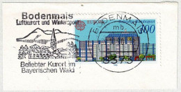 Deutschland 1990, Flaggenstempel Bodenmais, Luftkurort Bayerischer Wald - Autres & Non Classés