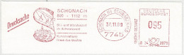 Deutsche Bundespost 1989, Freistempel / EMA / Meterstamp Kurverwaltung Schonach Schwarzwald, Skilift - Sonstige & Ohne Zuordnung