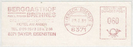 Deutsche Bundespost 1980, Freistempel / EMA / Meterstamp Berggasthof Brennes Bayerisch Eisenstein - Hôtellerie - Horeca