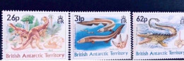 BRITISH ANTARCTIC TERRITORY 1991 GB 3 V Neuf ** MNH YT 193 A 195  Prehistoric Animals Dinosaurios Prähistorischen Tieren - Prehistorisch