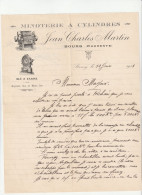 16-J.C.Martin....Minoterie à Cylindres, Blés & Farines...Bourg...(Charente)...1913 - Agricultura