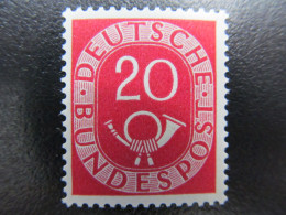 BRD Nr. 130, 1951, Posthorn, Postfrisch, BPP Geprüft - Neufs