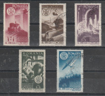 1947 - 17 Congres Des Ingenieurs Roumains Mi 1078/1082 - Used Stamps