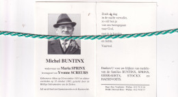 Michel Buntinx-Sprinx-Screurs, Alken 1913, 1993. Foto - Décès