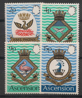 ASCENSION - 1971 - N°YT. 153 à 156 - Blasons - Neuf Luxe ** / MNH / Postfrisch - Ascension