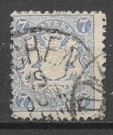 GERMANIA ANTICHI STATI BAVIERA 1875 STEMMA   UNIF. 33 USATO VF - Postfris