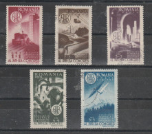 1947 - 17 Congres Des Ingenieurs Roumains Mi 1078/1082 - Usati