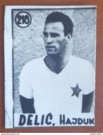 #12 Rare Football Card - SVEMIR DELIC FC NK Hajduk Split Croatia - Yugoslavia - Other & Unclassified