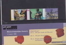NEDERLAND, 1998, MNH Zegels In Mapje, Gecombineerde Zegels , NVPH Nrs. 1753-1755, Scannr. M183 - Unused Stamps