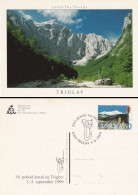 SLOVENIA TRIGLAV TRICORNO - 100 WOMEN ON TRIGLAV. 1999 CARD SPECIAL CANCEL TRIGLAV - Eslovenia