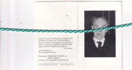 Julien Spiessens-Kints, Tielt 1916, Gent 1995. Oud-strijder Vaandeldrager 1940-45, Foto - Obituary Notices