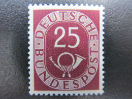 BRD Nr. 131, 1951, Posthorn, Postfrisch, BPP Geprüft - Ungebraucht