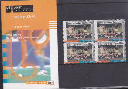 NEDERLAND, 1998, MNH Zegels In Mapje, Hockey Zegels , NVPH Nrs. 1762, Scannr. M187 - Ongebruikt