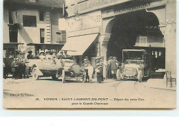 VOIRON - SAINT-LAURENT-DU-PONT - Départ Des Autos Cars Pour La Grande Chartreuse - Voiron