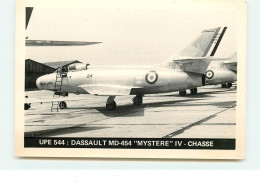 UPE 544 : Dassault MD-454 "Mystere" IV Chasse - 1946-....: Ere Moderne