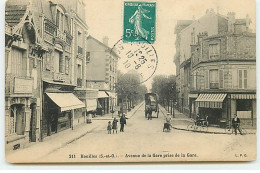 HOUILLES - Avenue De La Gare Prise De La Gare - Houilles