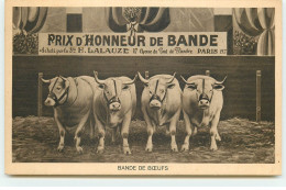 PARIS XIX - Etablissement H. Lalauze & Cie - La Plus Belle Viande De Paris - Bande De Boeufs - Mostre