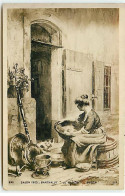 Art - Salon 1905 - Barthalot - Le Samedi De Suzon - Chat - Peintures & Tableaux