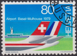1979 Schweiz ⵙ Zum:CH 625, Mi:CH 1153,Yt:CH 1079, Airport Basel/Mulhouse - Gebraucht