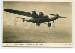 K.L.M. Verkeersvliegluig Roerdomp Type F.XXII - 1946-....: Ere Moderne