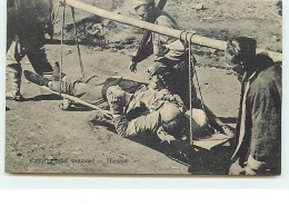 HANKOW - Carrying Rebel Wounded - China