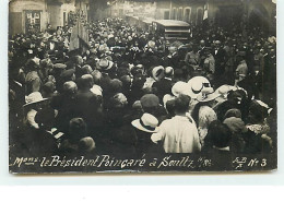 Carte-Photo De SOULTZ - Le Président Poincaré N°3 - Soultz
