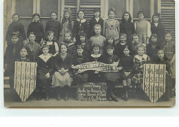 Carte-Photo PARIS XVI - Passy - Ecole Des Soeurs De Saint Vincent De Paul - Gloire à La Belgique - District 16