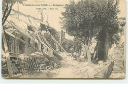 Terremoto Nelle Calabrie - Settembre 1905 - PESCOPIO - Una Via - Andere & Zonder Classificatie