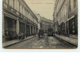 Valparaiso - Calle Esmeralda - Tramway - Cile