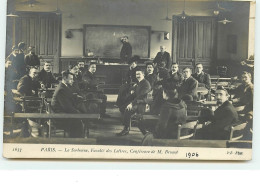 PARIS - La Sorbonne, Faculté Des Lettres, Conférence De M. Brunot - Formación, Escuelas Y Universidades