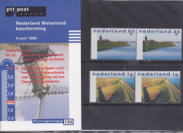NEDERLAND, 1998, MNH Zegels In Mapje, Waterland Zegels , NVPH Nrs. 1765-1766, Scannr. M190 - Nuovi