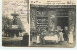 PARIS II - Restaurant Skandinave  - A. Kirkegaard, 4 Rue Et Place Louvois - Maison Erikson - District 02