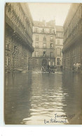 PARIS - Inondations1910 - Rue Villersexel - Paris Flood, 1910