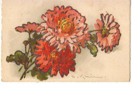 Illustrateur - C.Klein - Fleurs Avec Des Paillettes - Klein, Catharina